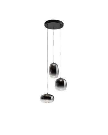 ONICE- LAMPARA 3L NEGRO-SMOKE D30